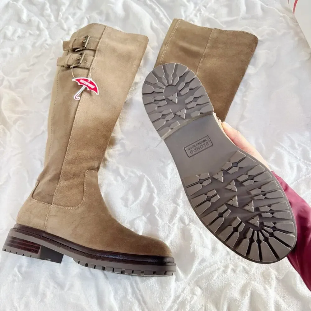 Blondo Reagan Waterproof Knee High Lug Boot Size 6.5 New
